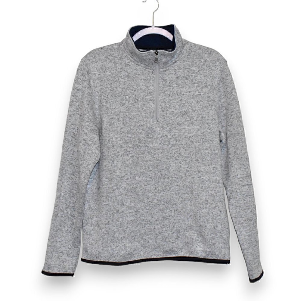 Nautica Sweater Fleece Layer Pullover Top Size S